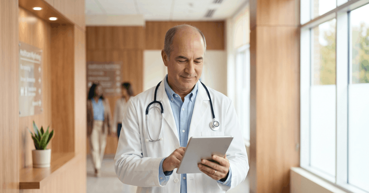 Before and after comparison showing fragmented multi-entity healthcare practice reporting versus clean consolidated financial reporting after outsourced accounting transition