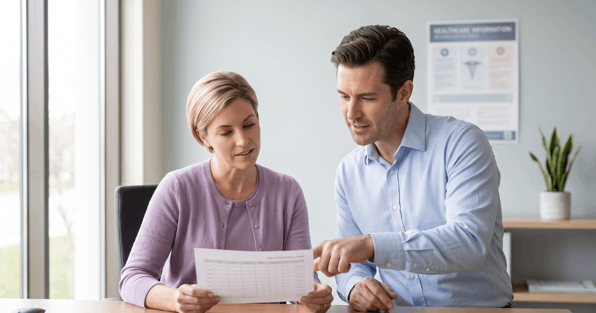 Four-phase timeline showing the outsourced accounting transition process for a multi-location healthcare practice from data audit to first clean close